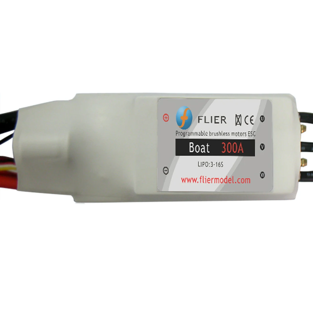 USB LINK 300A Boat ESC 3-16S LiPo Flier for Brushless Motors Marine
