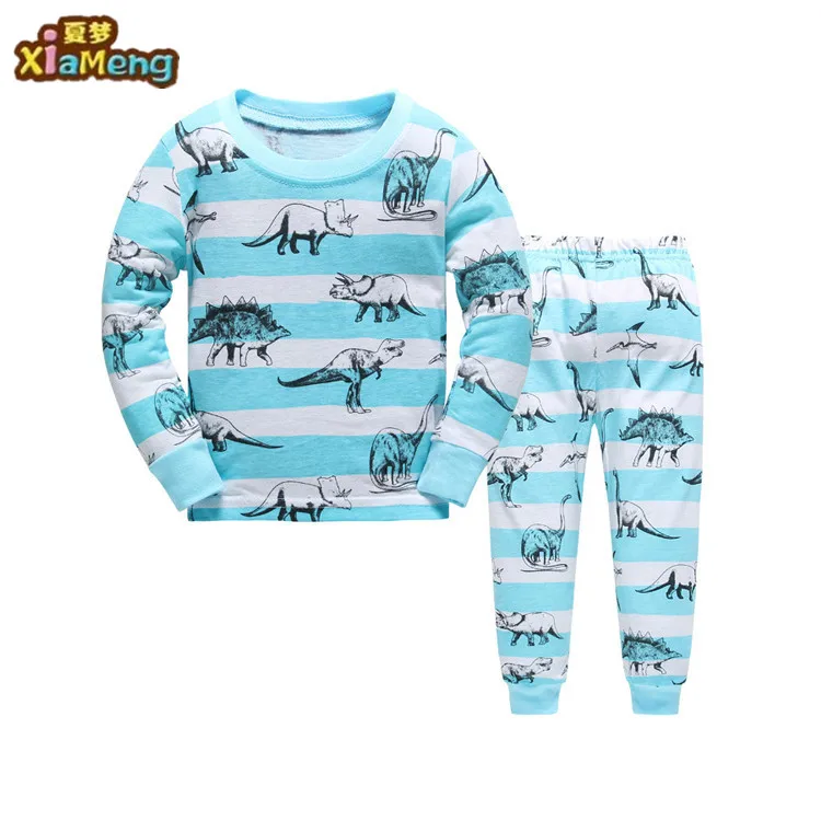 Лидер продаж, высококачественные мягкие хлопковые пижамы для детей, детские хлопковые пижамы
