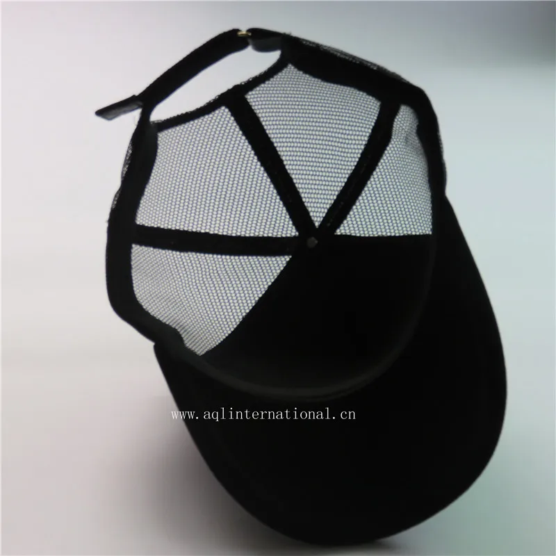 AQL Hats Factory OEM Custom Luxury Cap and Hat Quality Velvet Truck Caps Hat With Metallic Gold Embroidery