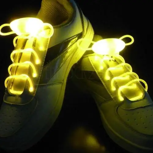 Vendita calda Multicolor Light Up scarpa sportiva LED Flash Glow Stick  Strap fluorescente Led lacci delle scarpe moda lampeggiante per la danza  del