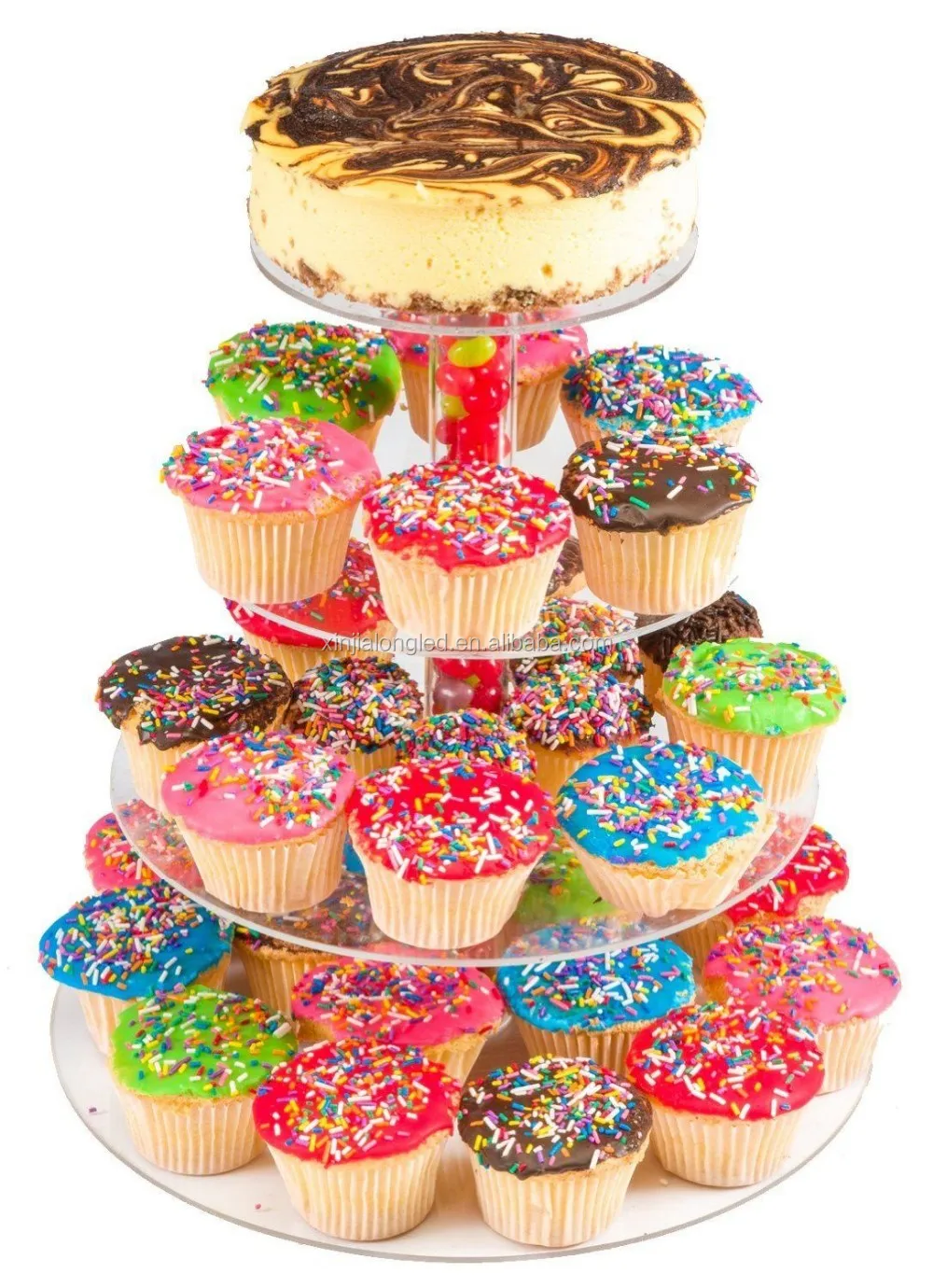 Acrylic cupcake and cake tower display stand 24 Cupcake Display with