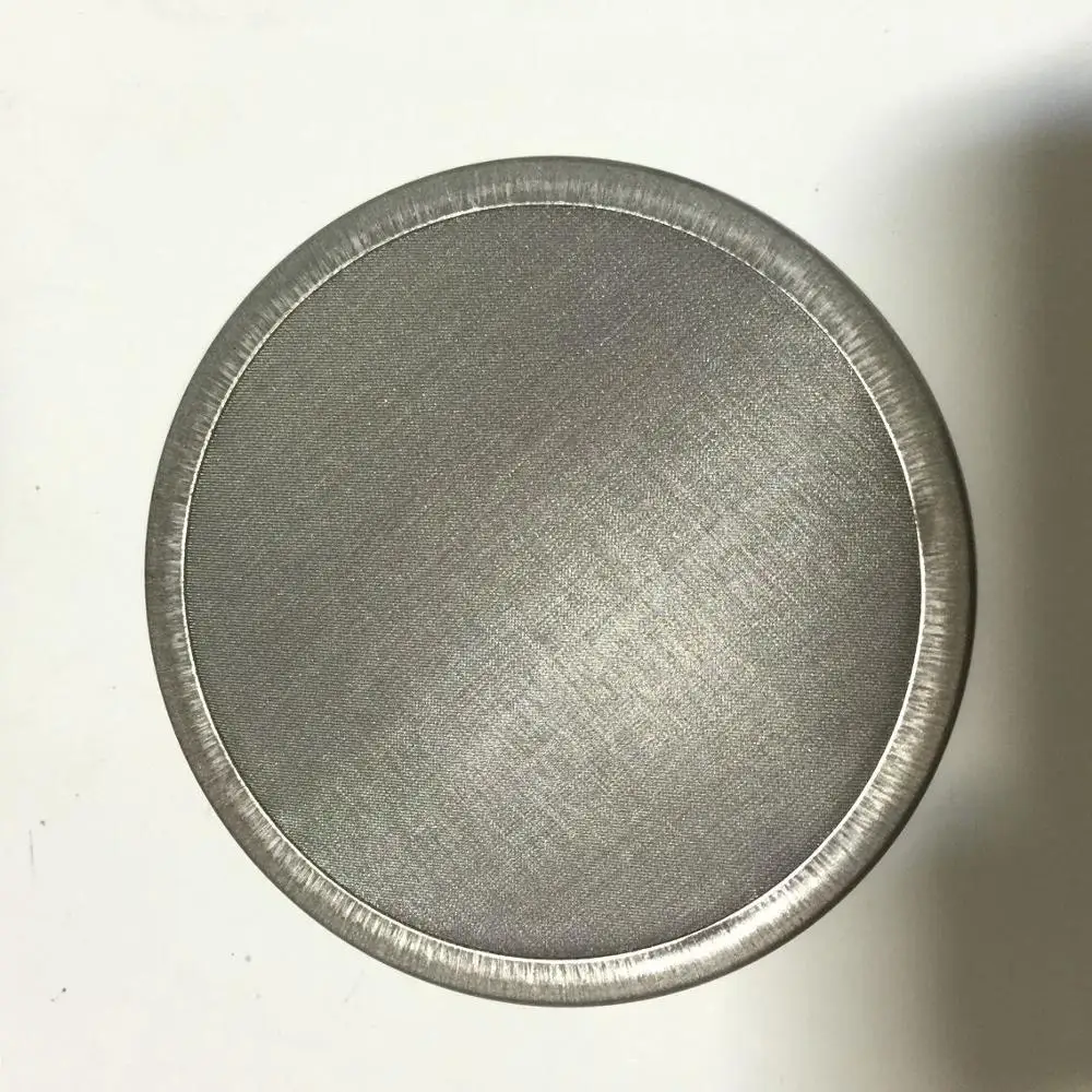 Edge Wrapped 10 15mm 20 30mm 40mm Round Stainless Steel Mesh Oil Filter Disc
