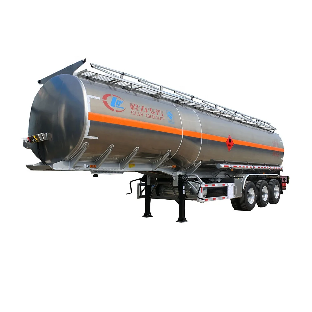 High Quality Fuel Tank Semi Trailer  Tri-axles  50 Cbm Aluminum Alloy Fuel Tanker Trailer for Diesel /Petrol  Delivery