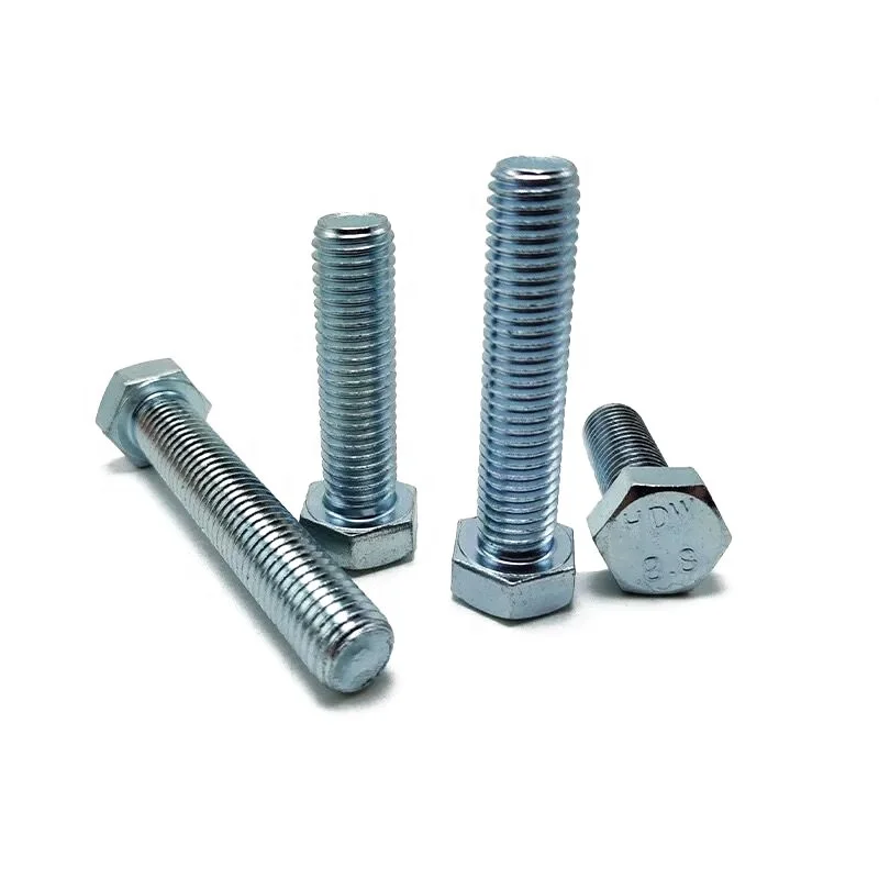 galvanized hex bolt din933 hex head bolt and nut