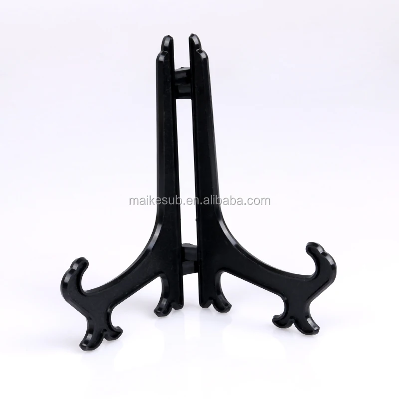 Clear Black Plastic Plate Holder Display Easel Stand Frame Photo Wholesale 