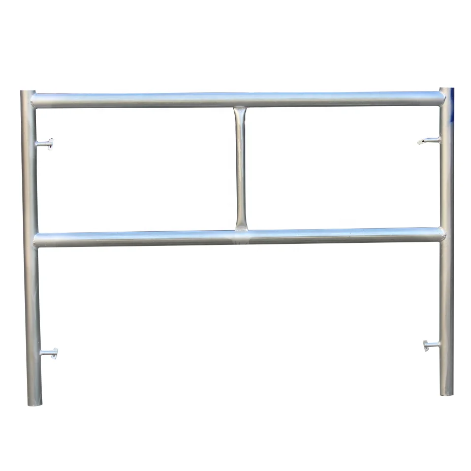 Walk Through Frames Scaffolding Q235 Galvanized Scaffolding h Frame for Building