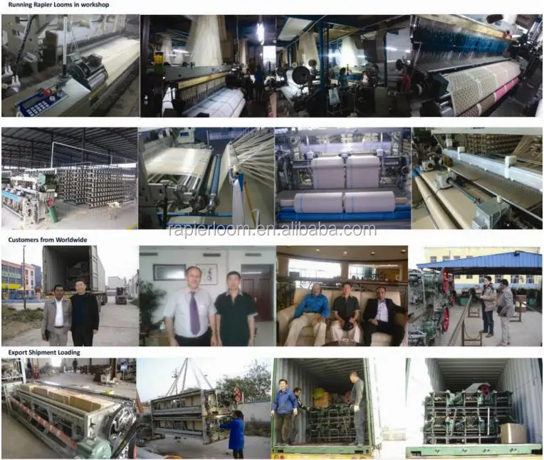 Plain Fabric Cotton Weaving Machine Rapier Loom