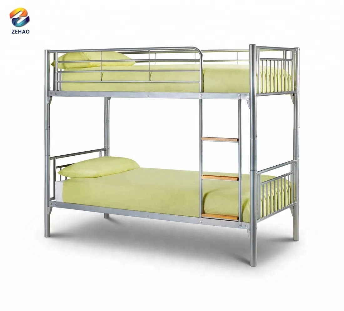 
2018 Hot Sell Dormitory Student Metal bunk bed hostel bed 