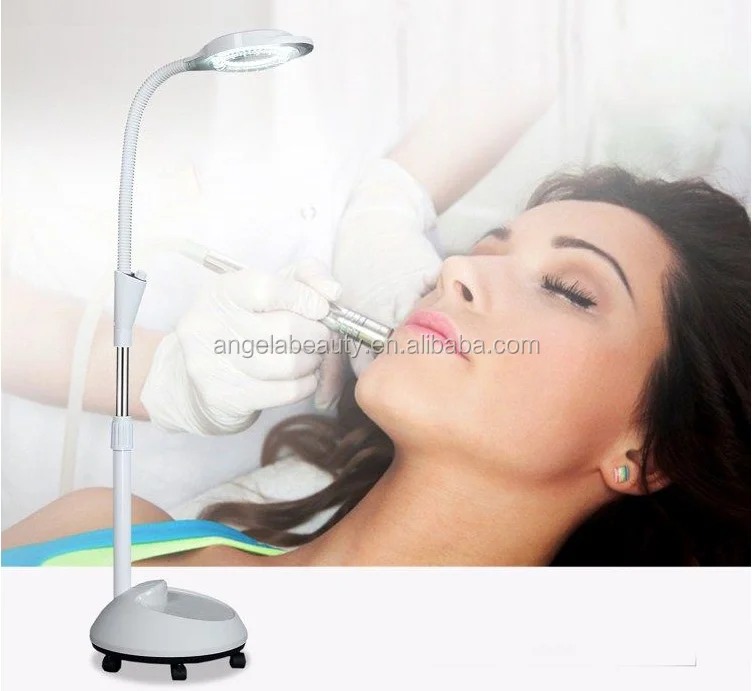 A1023 оптовая продажа, Высококачественная лупа, светодиодная лампа для татуировок, косметическая увеличительная Светодиодная лампа для использования в салоне красоты с подставкой