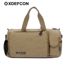 New Outdoor Travel Hiking Trekking Travelling bag Canvas Vintage Black Rolling luggage Bag School Sport Rolling Duffle Bag