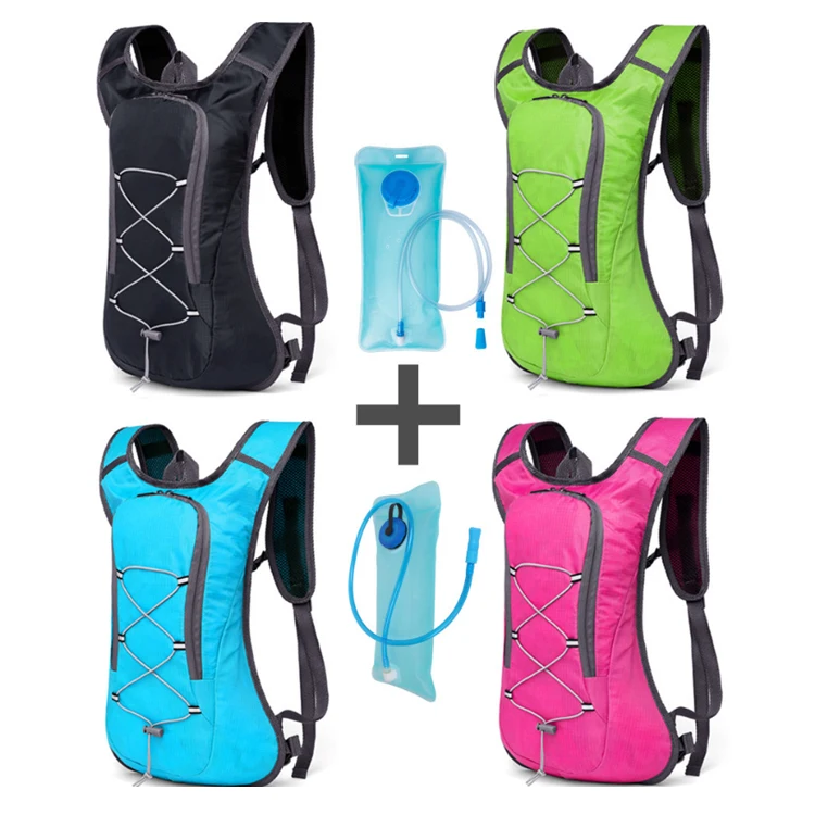 1pc Ultralight Running Hydration Backpacks 2L Water Bag Bladder