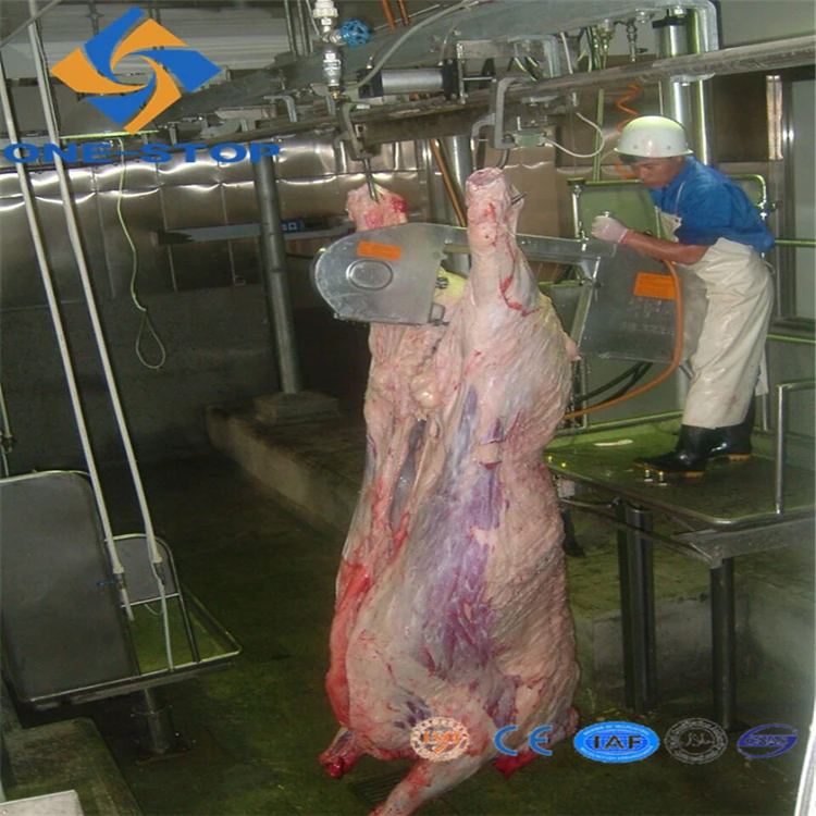 Cattle slaughtering equipment half carcass splitting saw cattle processing machine