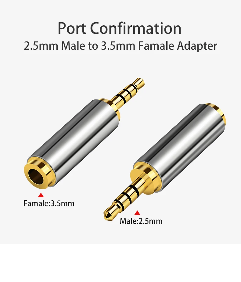 to Converter Premium Quality Headphone Adapter