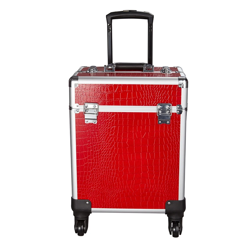 Professional Makeup Box Large Capacity with Wheels