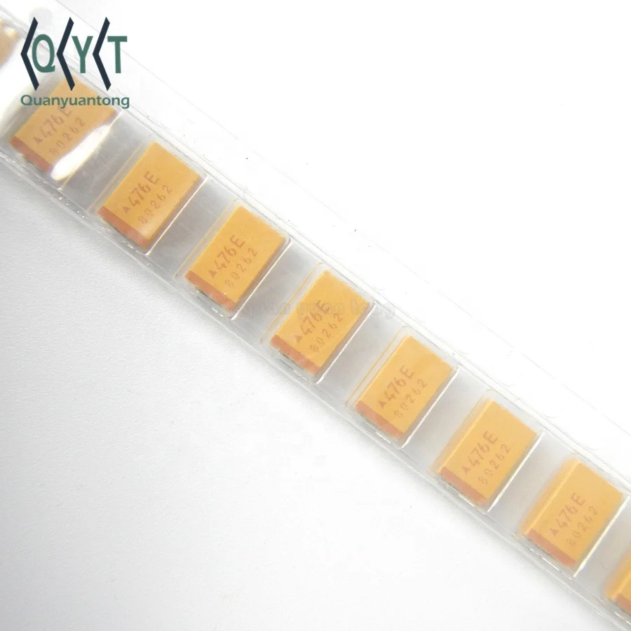 Capacitor Tantalum 47uf 25V SMD 476E 476D - Componentes Electrónicos