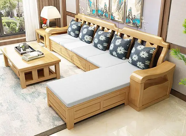 Ropa de calidad de madera de blanco el recuadro de deformación del reposabrazos  Sofá-Cama de Ocio - China Sofá cama, sofá cama