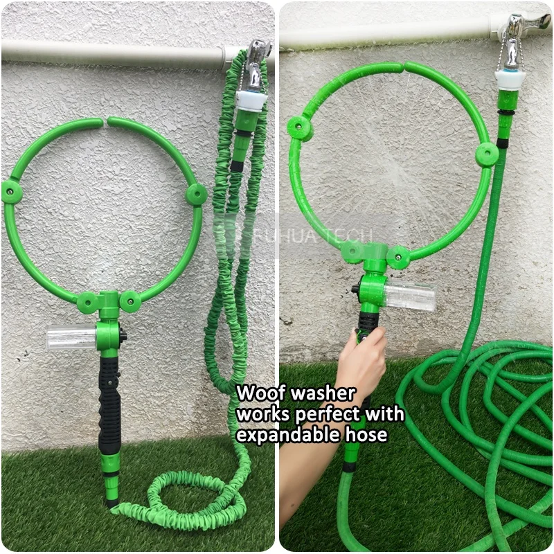 Новое поступление, пластиковая душевая лейка для домашних животных и собак с 360 круглыми отверстиями