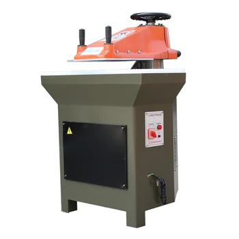 10 Ton Hydraulic Manual Swing Arm Clicker Press Machine For Leather ...