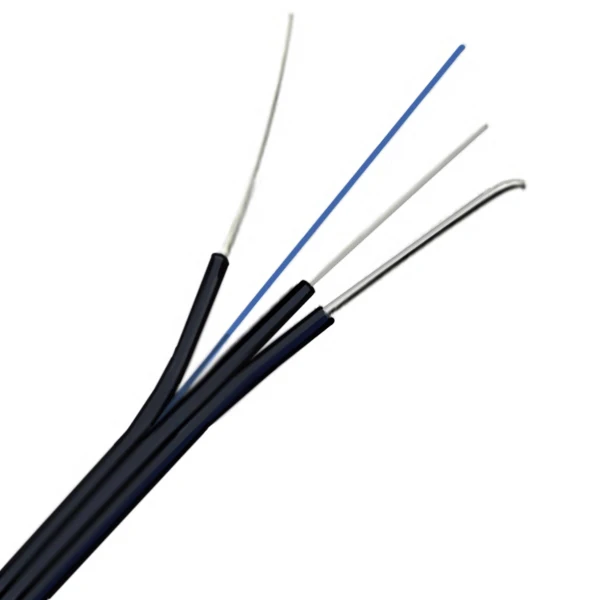 1, 2, 4, 6, 8, ядра Ftth на открытом воздухе кабель оптического волокна кабеля падения с проводом посыльного