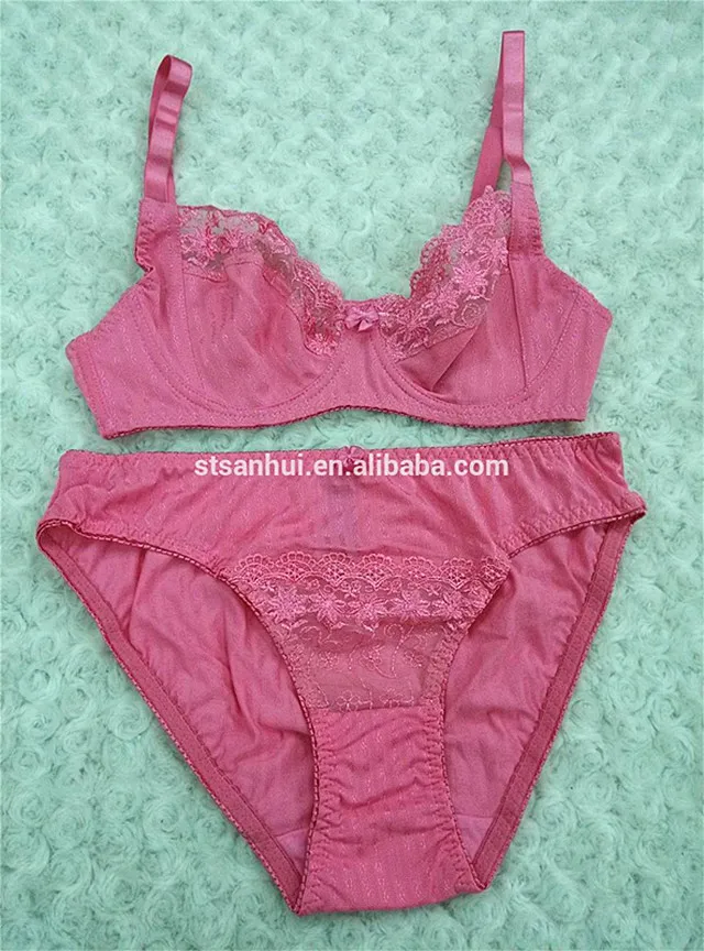 fancy padded bra set