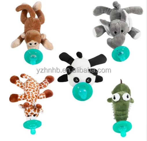 Bebe Tetine Silicone Chupeta Dessin Anime Animal Sucette Avec Peluche Douce De Qualite Alimentaire Silicone Nouveau Ne Sucette Mamelons Sans Bpa Buy Bebe Sucette Silicone Chupeta Dessin Anime Anima Tetine Avec Peluche Douce