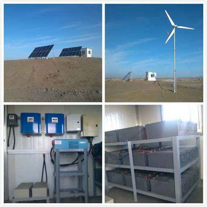 5000w Off Grid Wind Turbine Power System Wind Turbine Battery Storage