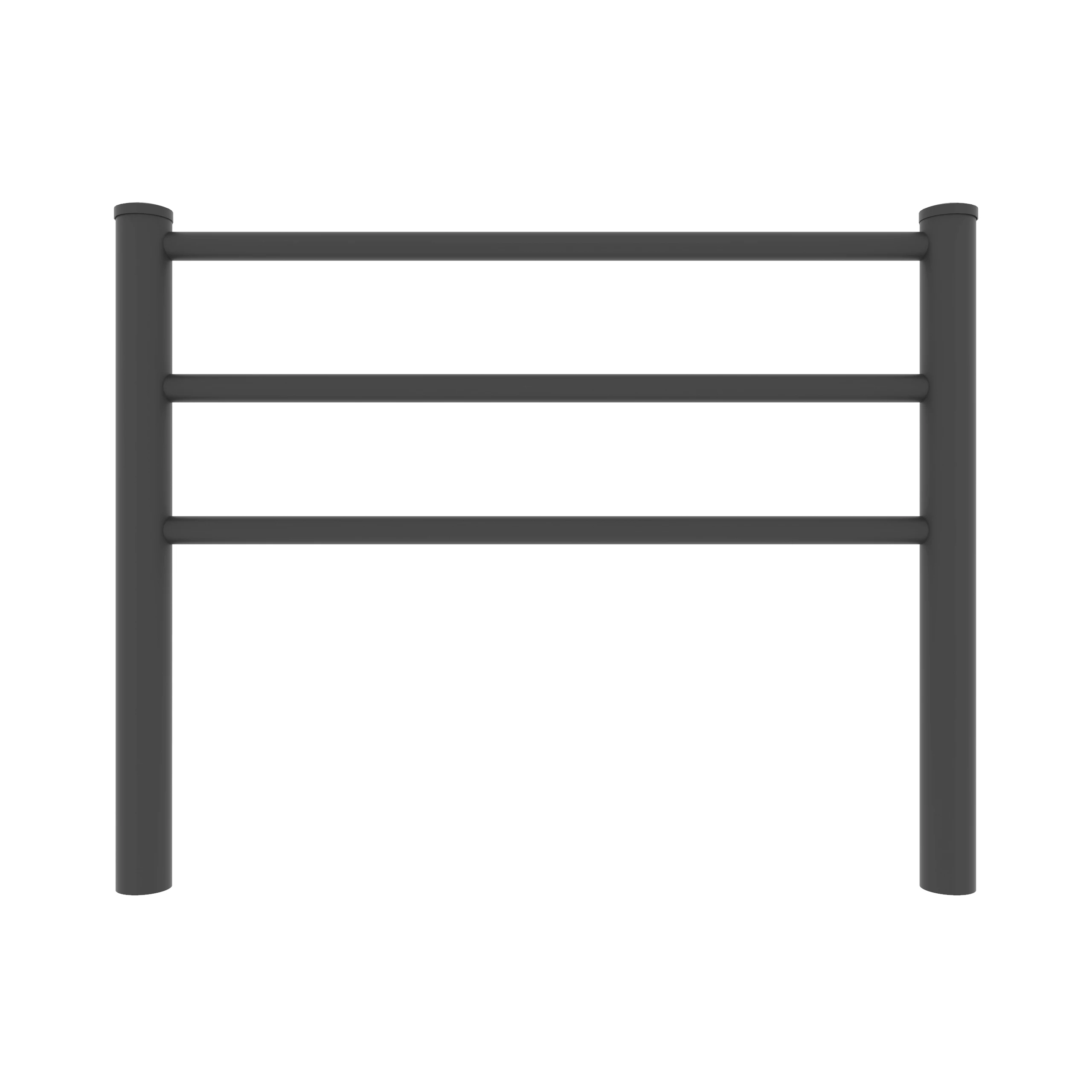 FENTECH  PVC Vinyl Plastic Round Pipe Rail Used Horse Paddock Fence Panels for Farm,horse Paddock Fence