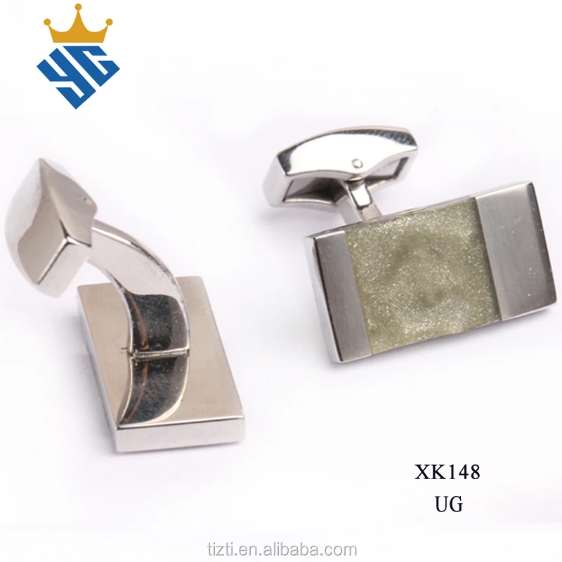 Man's gift custom jewelry metal unique stainless steel cufflink XK148