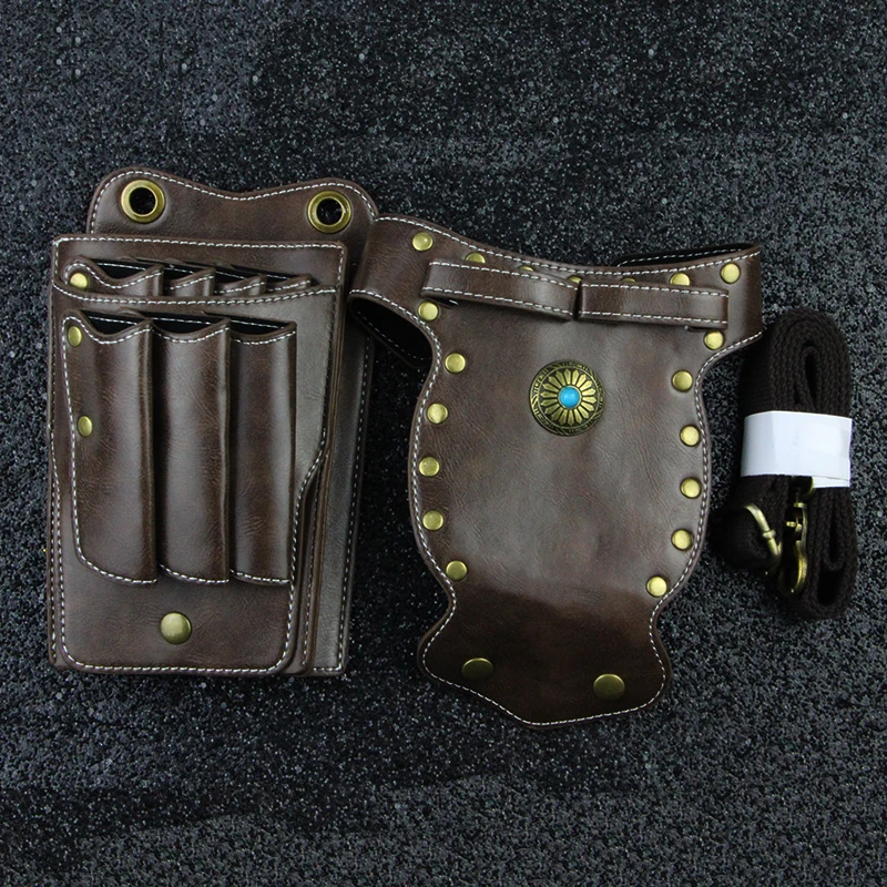 Masterlee Brand Multifunctional PU Kit Custom Hairdressing Kit/barber Scissors Bag/Stylist Kit Bag Hairdressing Tool Bag