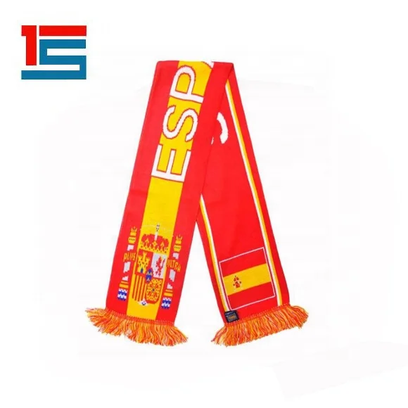 
Изготовленный на заказ двухсторонний вязаный шарф HD Madeira для футбола 