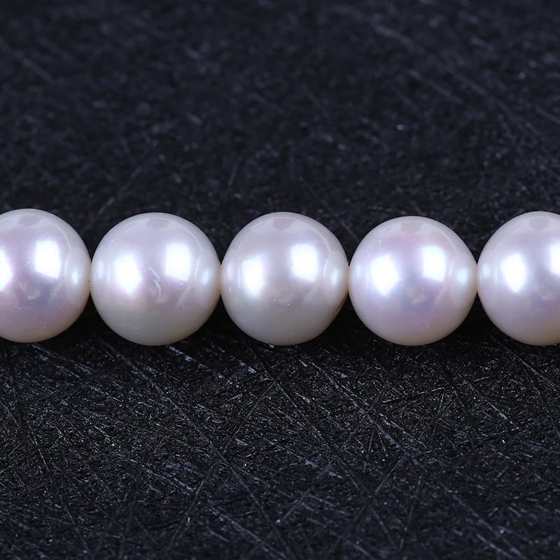 AAAA 8mm 9mm White Akoya Round Shape Seawater Pearl Strand