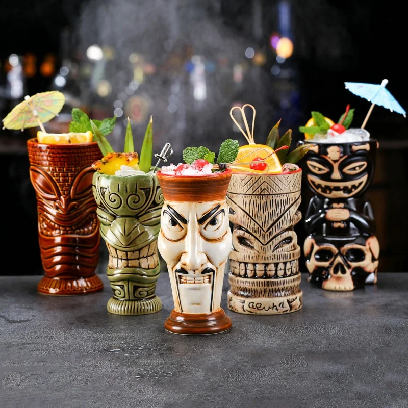 Wholesale Cocktail Bar Unique Designs Hawaii TIKI Mug