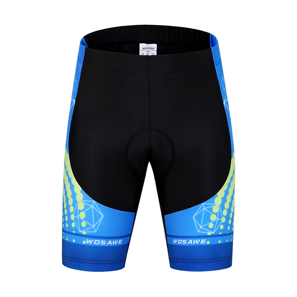 WOSAWE Mens Gel Pad Cycling Shorts MTB Bike Pants Bicycle Clothing Tights Summer