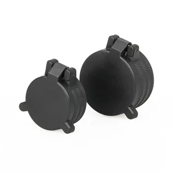 Hunting accessories scope plastic flip up cap black scope cover for red dot