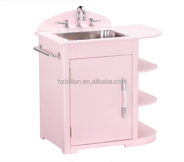 New Customize 3 Piece Set Educational Toy Pretend Play Wooden Children Kitchen Toy Set