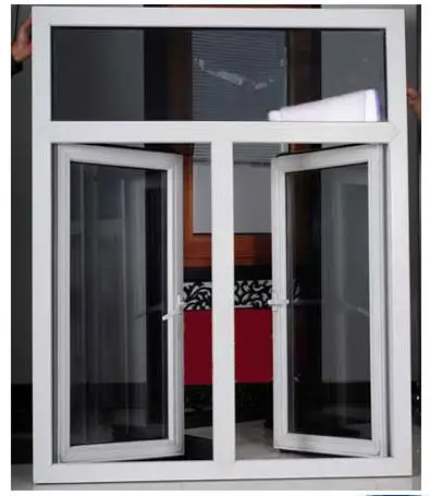 Small PVC Single Pane Casement Window for the Bathroom