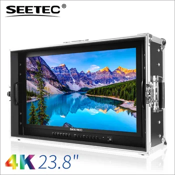 SEETEC 23.8" 3840*2160 Carry-on 4k broadcast 24 lcd panel monitor review for Making Film equipment
