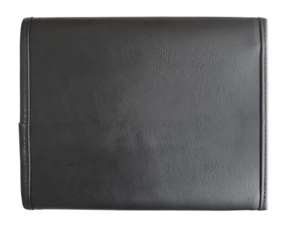 Custom High Quality Pu Portfolio Car Service Leather Folder Document ...