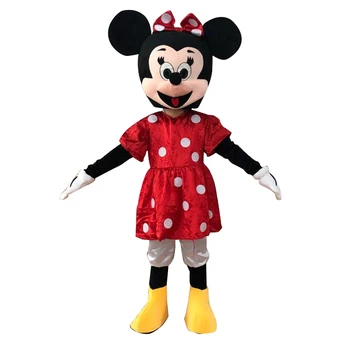 Wholesale factory Human mascot Mickey Minnie Walking Mascot Costume for Adult