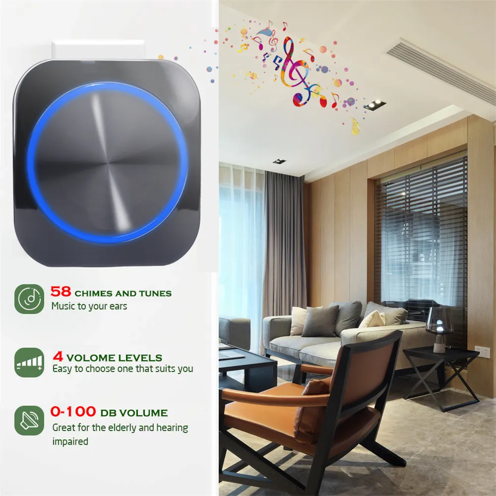 Self-powered Door bell, Wireless Doorbell Waterproof India