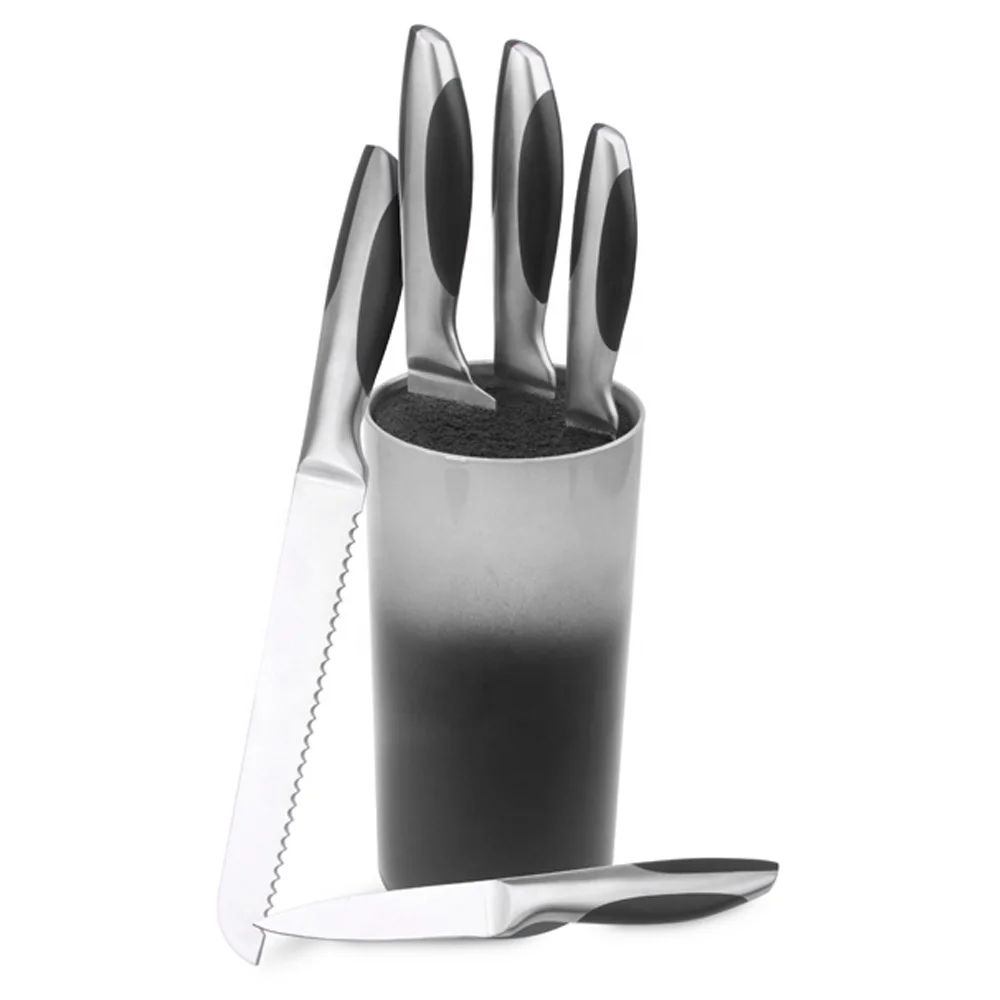 10 Pieces Cutting Cooking Kitchen Tools Stainless Steel Knives Set With