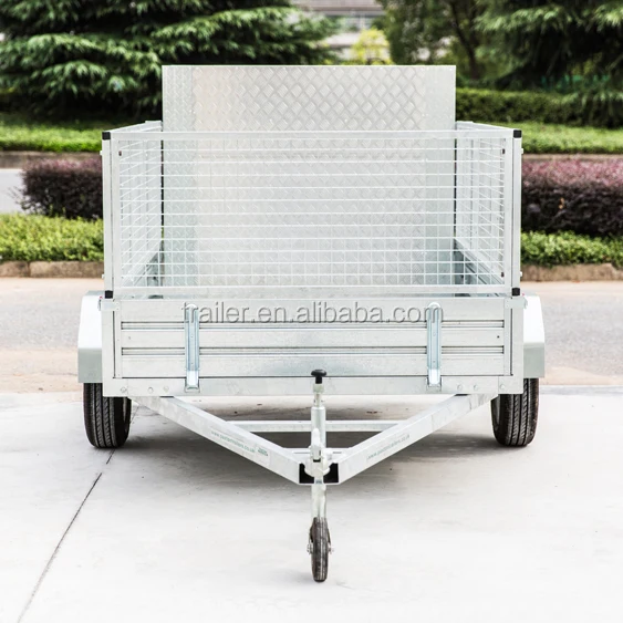 8x5 4x6 5x7 3x5 4x7 Aluminium Ramp Cage Box Utility ATV Trailer