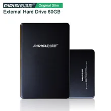 Original PIRISI P8 External Hard Drive 60GB HDD USB2.0 Externo Disco HD Disk Storage Devices Laptop Desktop Hard Disk On Sale