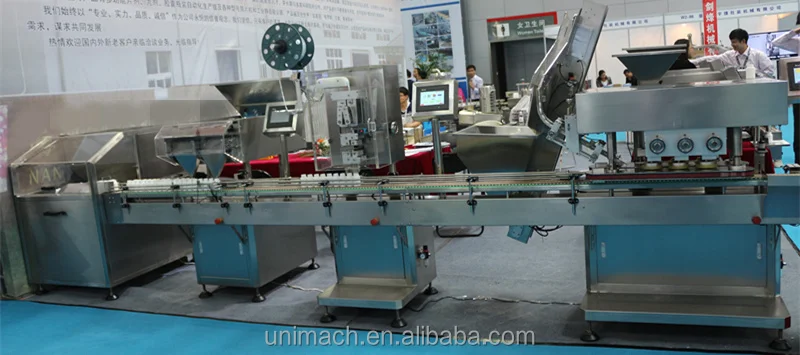 
Линия по производству этикеток с подсчетом и наполнением является частью машины для наполнения капсул в таблетках 