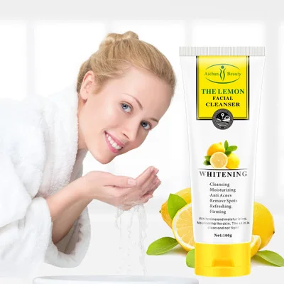 whitening lemon face wash
