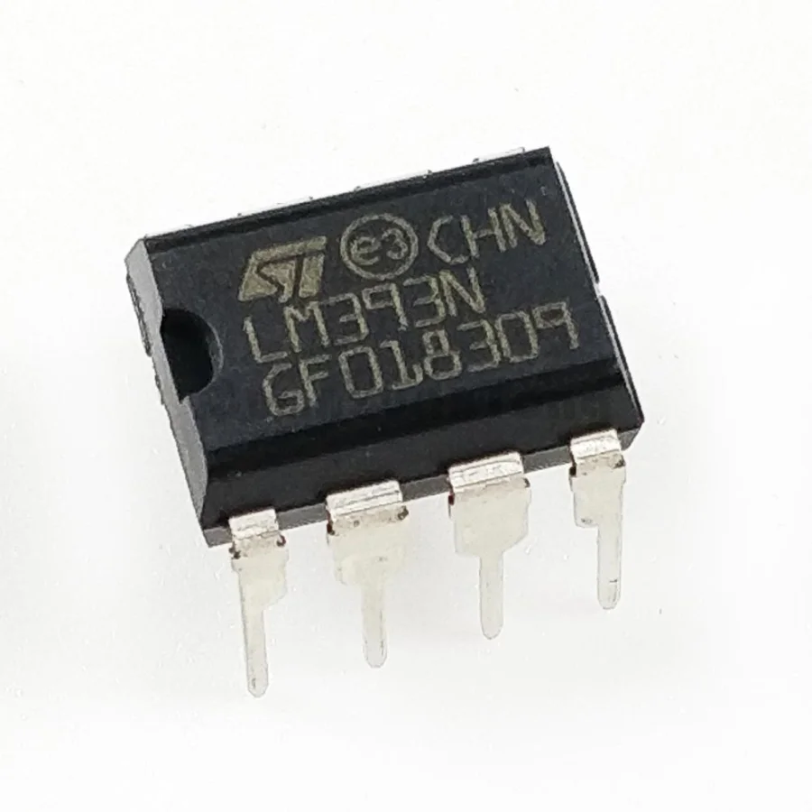 20 PCS LM393N Low Power Dual Voltage Comparator – DIP-8 Package, 2V To 36V Single Supply