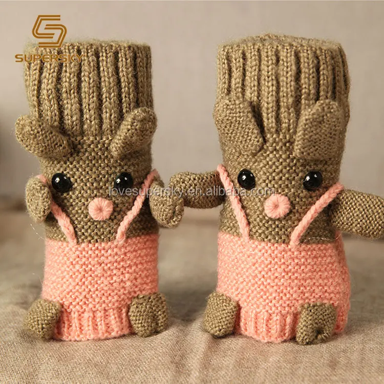 tipless gloves knitting pattern