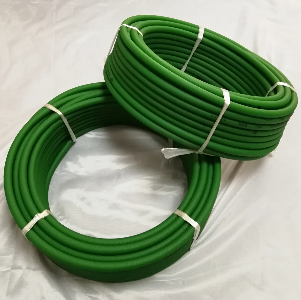Polycord Style Green Textured Round Polyurethane Belting 3mm Diameter 