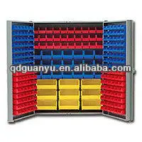 Plastic Storage Bin with Tool Cabinet
