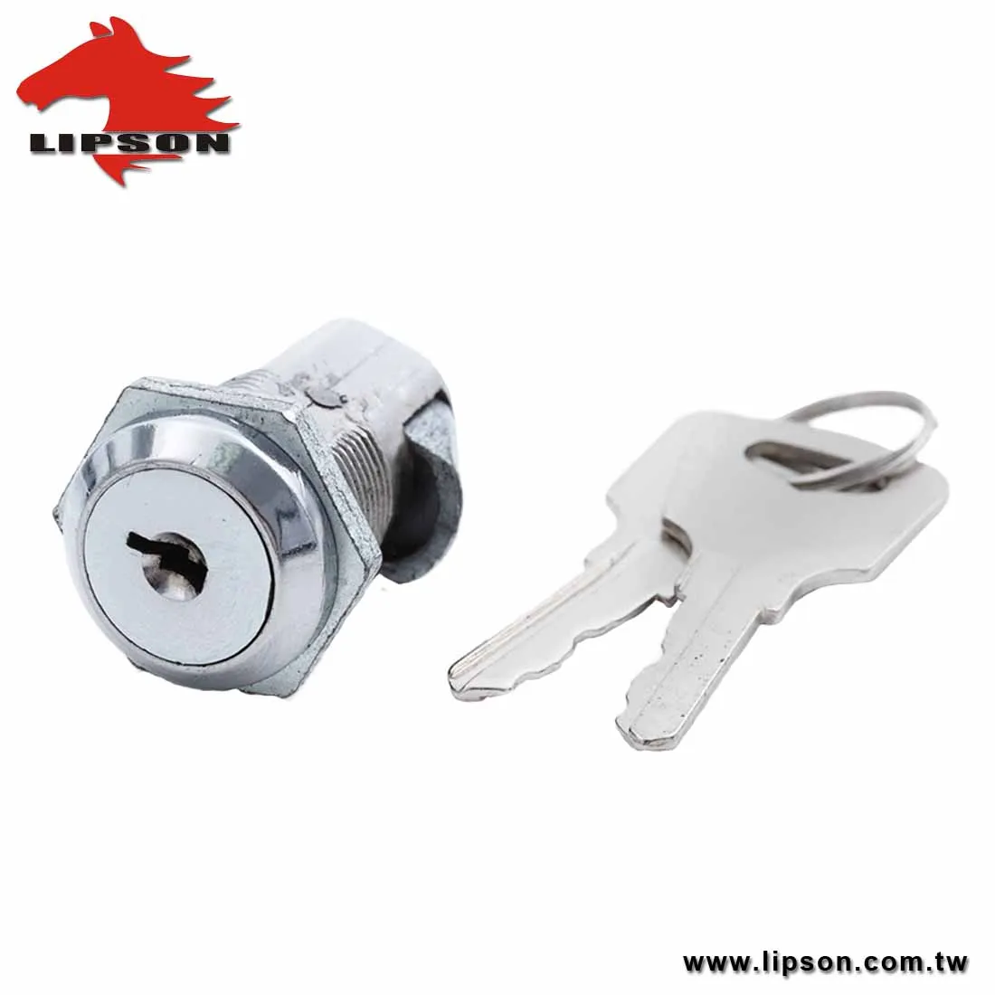 Solex 22mm Cam Lock With Keys For Tool Boxes, Canopies & Desk Drawers (Silver, Satin Finish)
